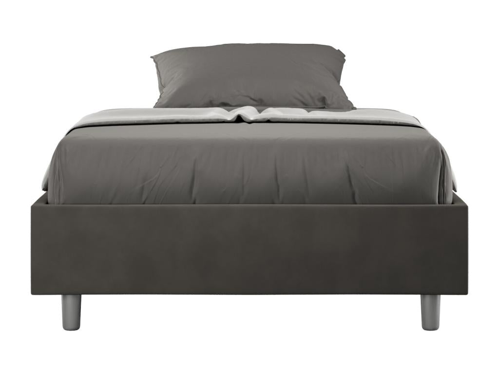 Cadre de lit, 120 x 190 cm, gris