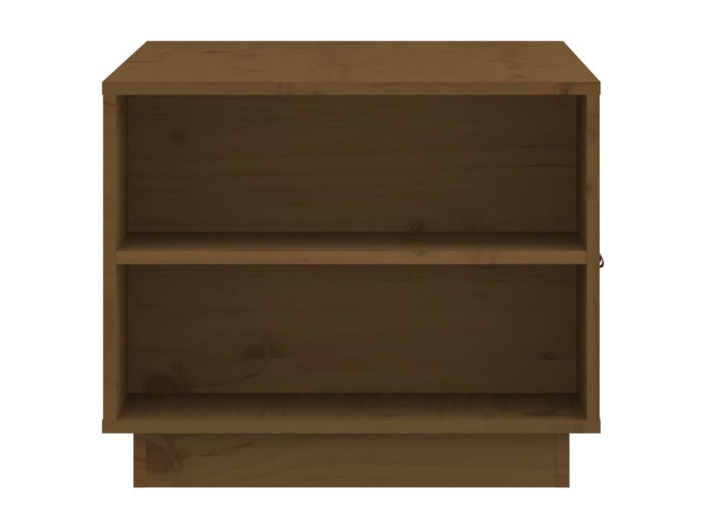 Table basse en bois massif, 100 x 50 x 41 cm, marron