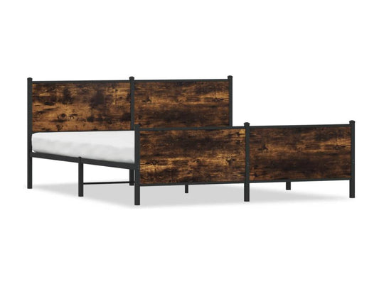 Matelas en bois de chêne, 200 x 200 cm, marron