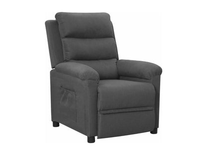 Fauteuil d'appoint en tissu gris