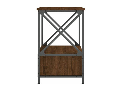 Table en bois composite, 50 x 41 x 65 cm, marron