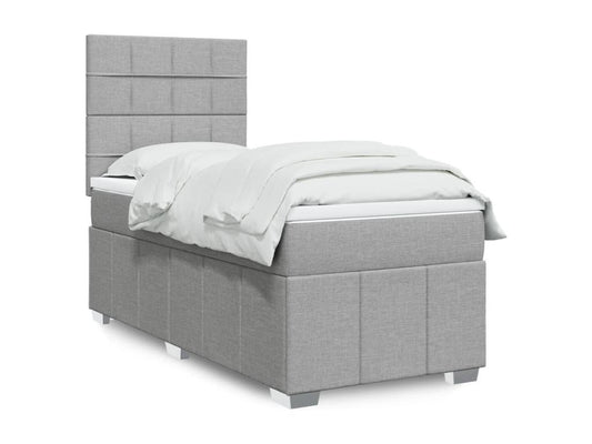Matelas en tissu, 80 x 200 cm, gris