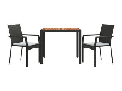 Ensemble de 3 pièces, noir