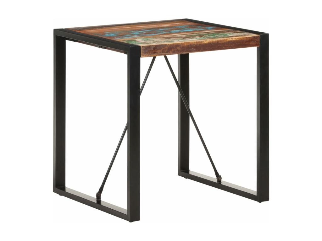 Table, 70 x 70 x 75 cm, noire