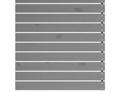 Ensemble de mobilier de jardin 3 pièces en pin gris