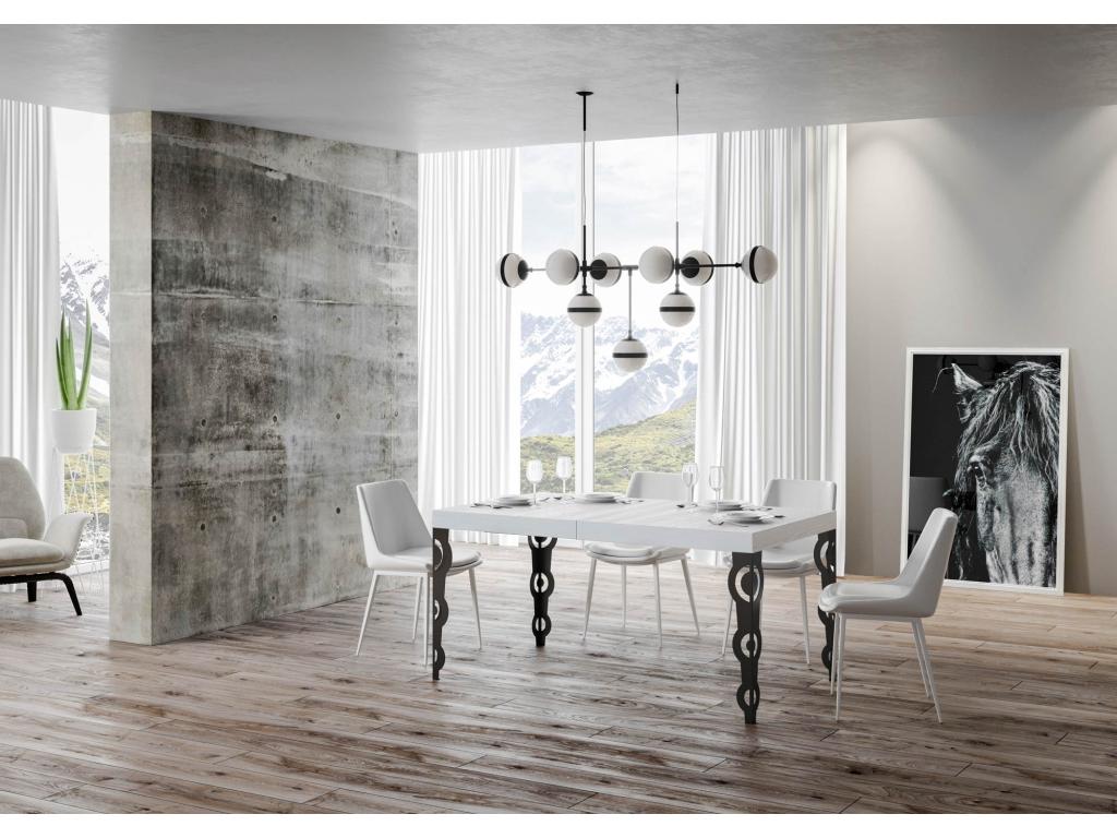 Table, 90 x 180 cm, blanche