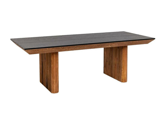 Table en pin, marron