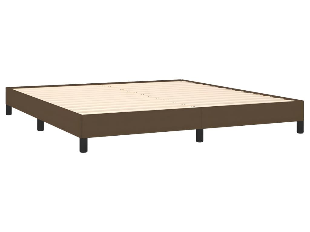 Matelas en tissu, 160 x 200 cm, marron