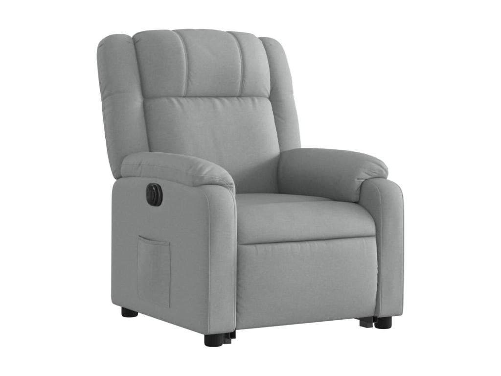 Fauteuil d'appoint en tissu gris