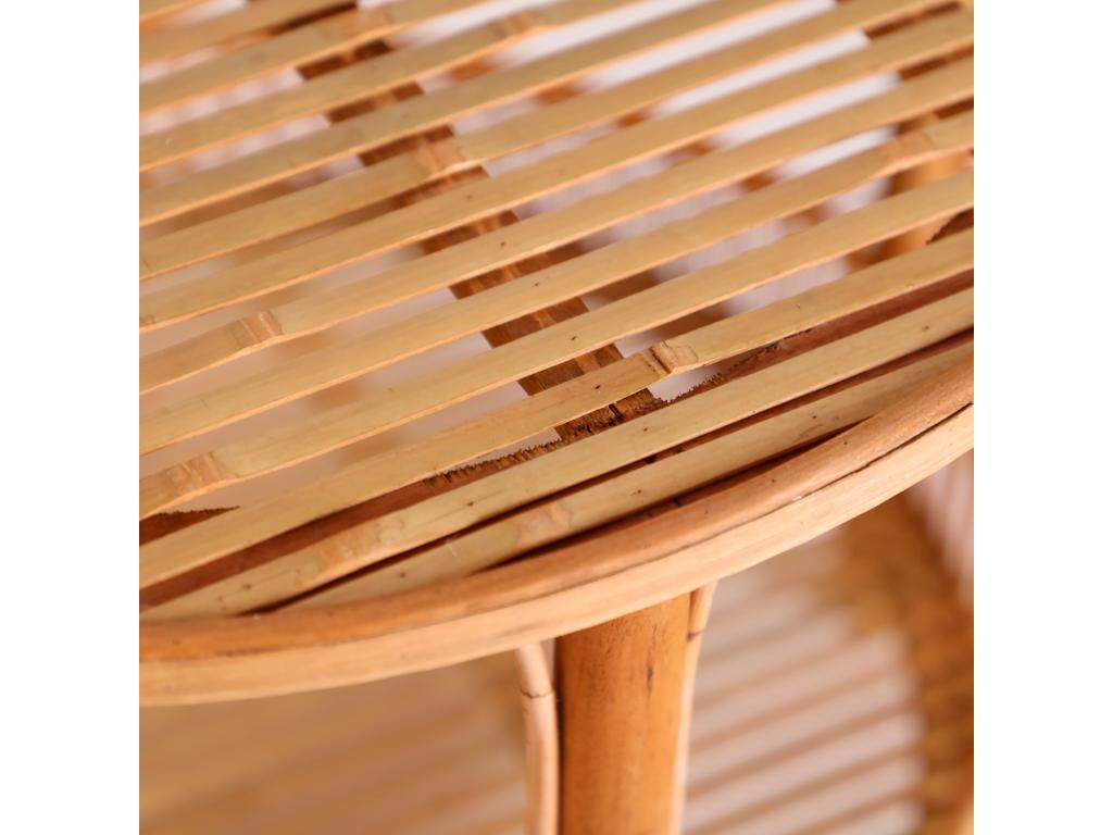 Table basse, 61 x 61 x 50 cm, marron