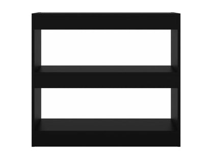 Bibliothèque, 80 x 30 x 72 cm, noire