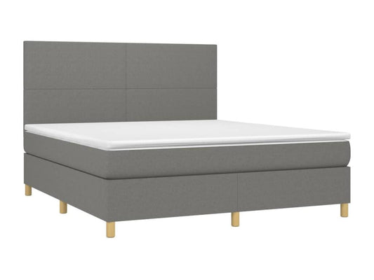 Matelas en tissu, 180 x 200 cm, gris