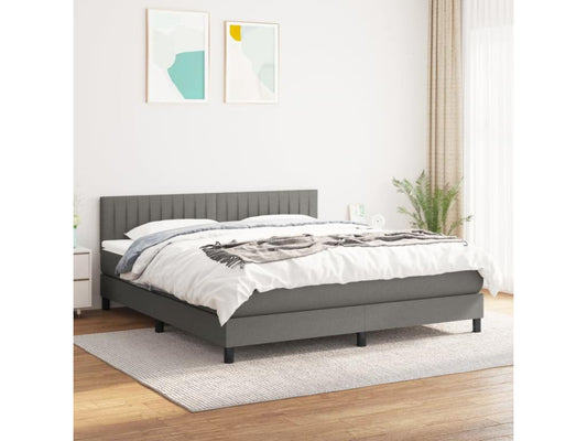 Matelas en tissu, 180 x 200 cm, gris