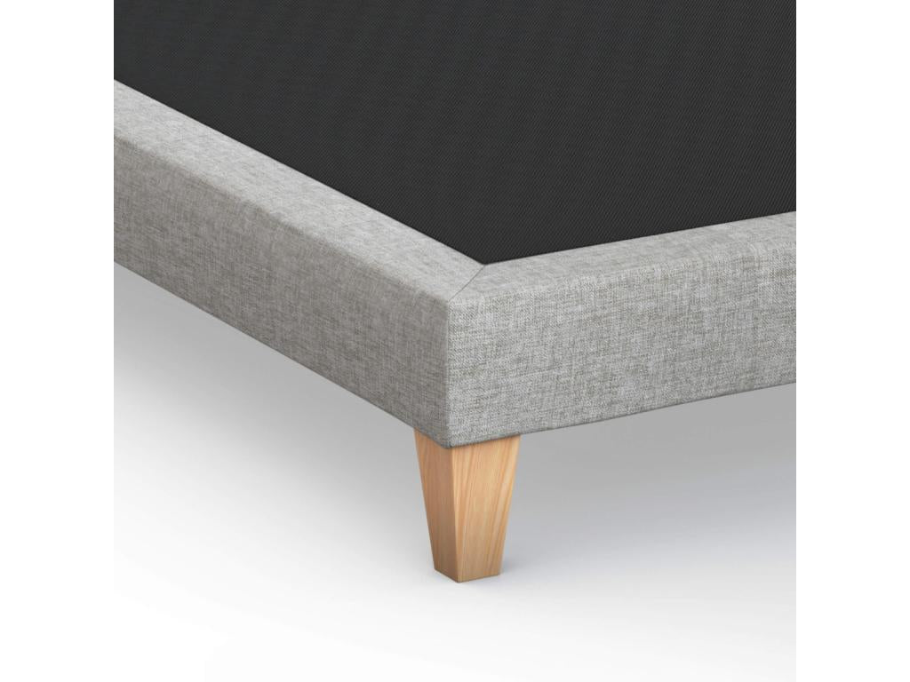 Sommier, 140 x 200 cm, gris