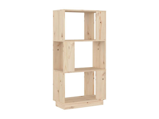 Bibliothèque en pin, 51 x 25 x 101 cm, marron