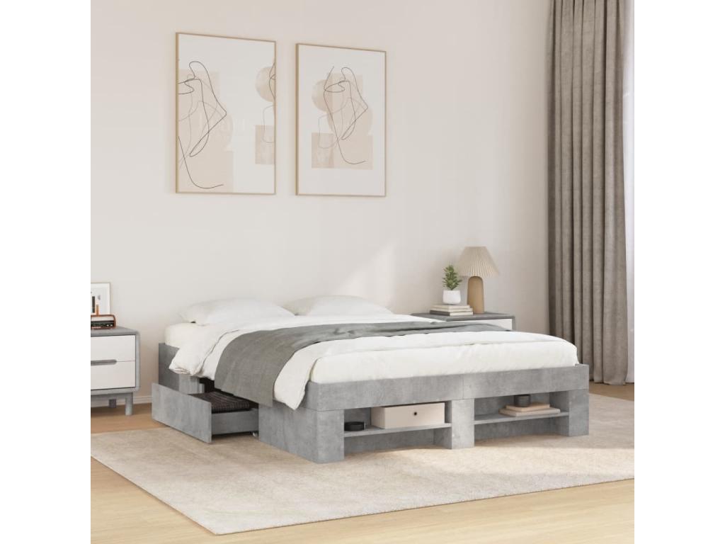 Matelas, 120 x 190 cm, gris