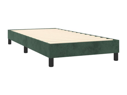 Matelas en velours, 100 x 200 cm, vert