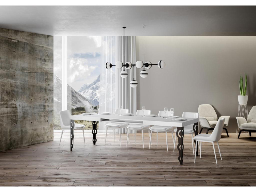 Table, 90 x 180 cm, blanche