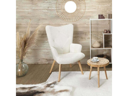 Fauteuil d'appoint beige