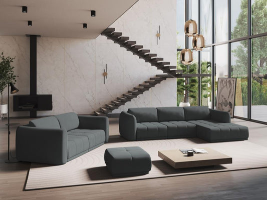 Canapé en tissu noir