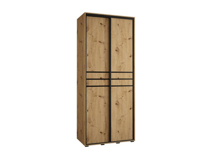 Armoire 2 portes, noire