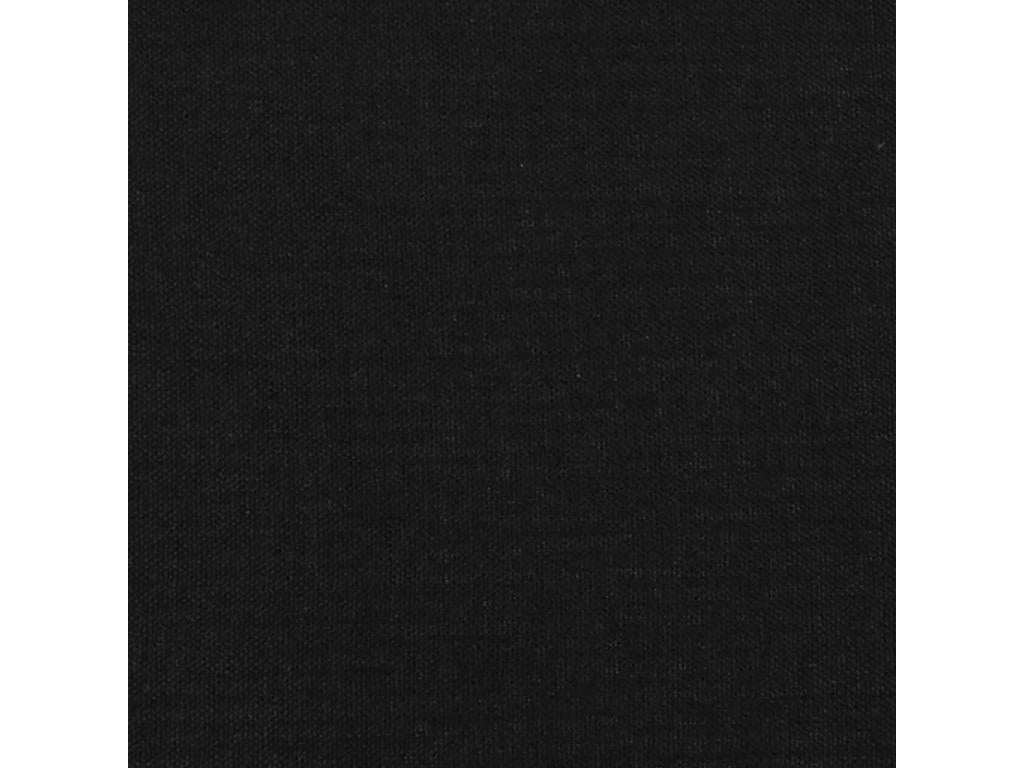 Cadre de lit en tissu, 100 x 5 x 78 cm, noir