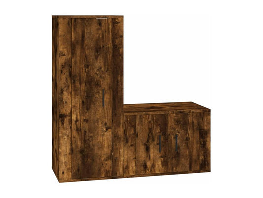 Produit en bois d'ingénierie en 2 pièces, brun