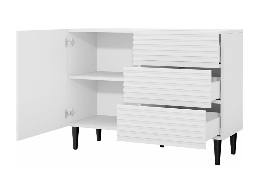 Commode, 76 x 104 x 40 cm, blanche