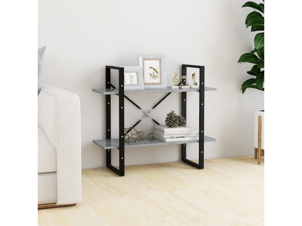 Bibliothèque, 80 x 30 x 70 cm, grise