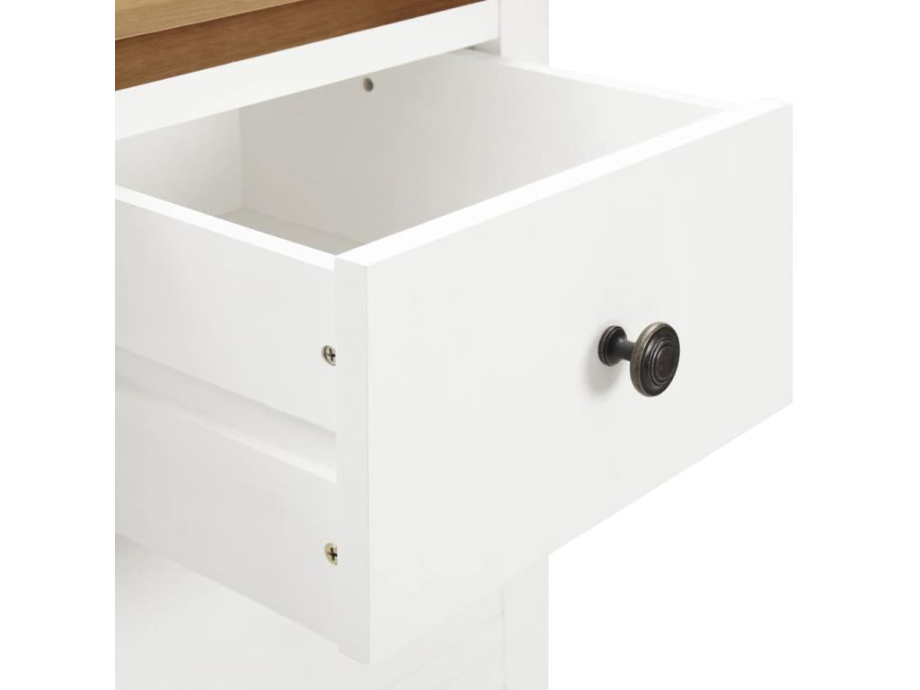 Produit en bois de chêne, 76 x 52 x 105 cm, marron