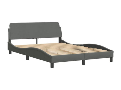 Matelas en tissu, 140 x 190 cm, gris