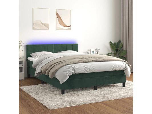 Matelas en velours, 140 x 200 cm, vert