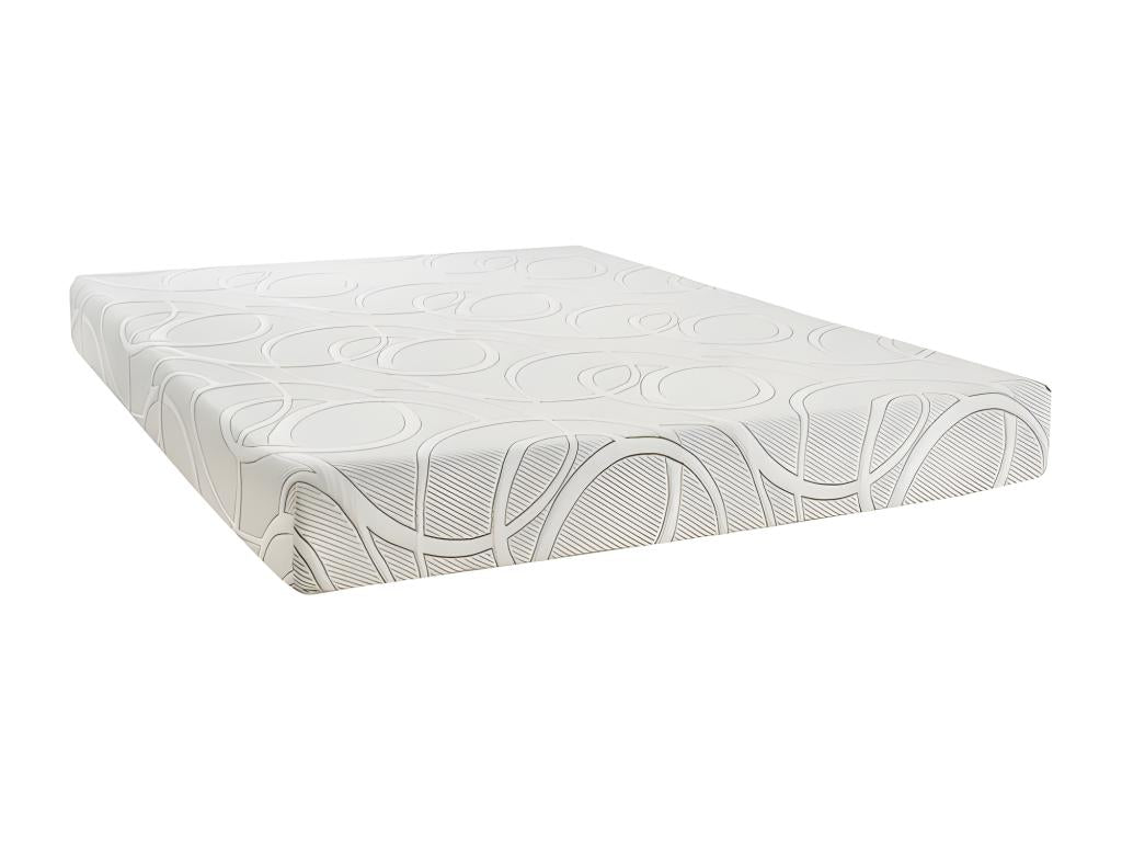 Matelas en mousse à mémoire de forme, 90 x 200 cm, anthracite
