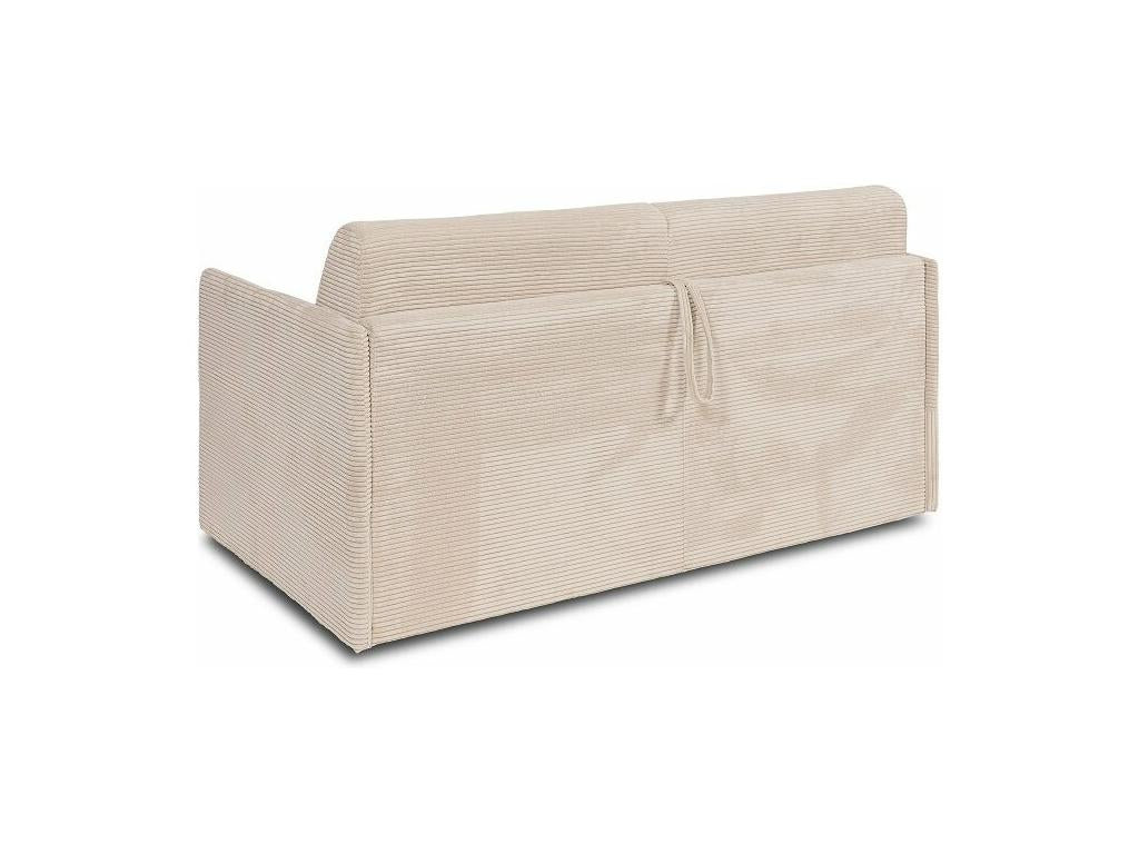 Canapé en velours beige