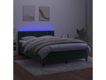 Matelas en velours, 140 x 200 cm, vert